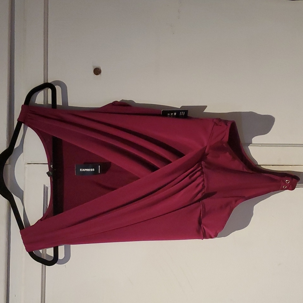 Express, Size Medium, Pink/Purple Bodysuit